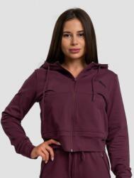 GymBeam TRN női kapucnis pulóver Eggplant XS
