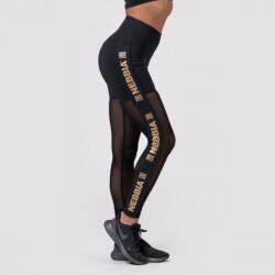 NEBBIA Intense Gold Mesh Black női leggings - NEBBIA XS