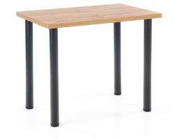 Halmar Modex 2 étkezőasztal 90 wotan tölgy asztallappal , fekete lábbal
