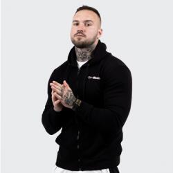 GymBeam Zipper Hoodie Black pulóver - GymBeam XL