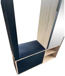 Halmar MILO ülőpad, szín: fekete