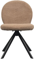 TEMPO KONDELA Étkezőszék, világosbarna/fekete, RODIA - smartbutor