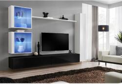 Wipmeble SWITCH 27 szekrénysor XVIII fehér-fekete - mindigbutor