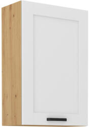 TEMPO KONDELA Felső szekrény, fehér/artisan tölgy, LULA 60 G-90 1F - smartbutor