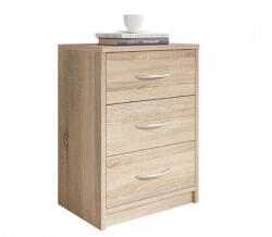 Ateir PEPE III éjjeliszekrény sonoma színben - smartbutor