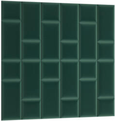 ELTAP Quadratta 180x180 kárpitozott panel, sötétzöld - smartbutor