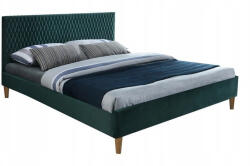 WIPMEB AZURRO VELVET ágy, ágyráccsal 180x200 zöld - smartbutor