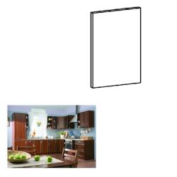 TEMPO KONDELA Előlap mosogatógéphez, 44, 6x57, dió Milano, SICILIA - mindigbutor