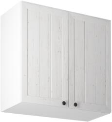 TEMPO KONDELA Felsőszekrény G80, fehér/sosna andersen, PROVANCE - mindigbutor - 55 955 Ft