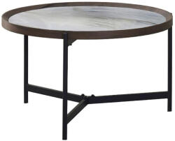 Fortrade Vanos dohányzóasztal kék-fehér mdf - smartbutor