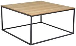 Fortrade Kirana 2 dohányzóasztal (tölgy + fekete) - mindigbutor