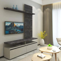 Gerbor Ellis nappali szekrénysor (beton-sötét beton) - smartbutor