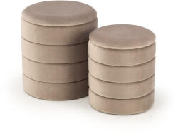 Halmar PACHO puff készlet, bézs - smartbutor