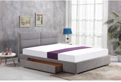 Halmar MERIDA ágy ágyráccsal, világos szürke 160 cm - mindigbutor