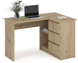 Halmar BEGA íróasztal, szín: artisan tölgy - mindigbutor