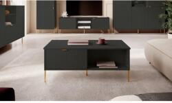 WIPMEB Diamond Di05 Kávézóasztal 2d Fekete/fekete - mindigbutor