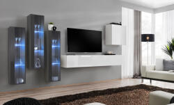 Wipmeble SWITCH 26 szekrénysor XIII szürke-fehér - smartbutor