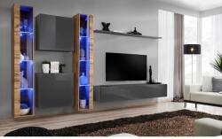 Wipmeble SWITCH 26 szekrénysor XVI artisan-szürke