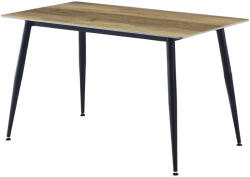 Fortrade Asztal adria 140x80x75 cm natúr (rion 140x80 - kerámia, tölgy-a fa szín) - smartbutor