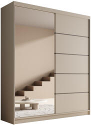 ADRK Tolóajtós szekrény tükörrel Nico 180, Kasmír, Kasmír