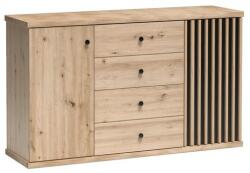 Halmar CALI C4 fiókos komód, szín: artisan tölgy