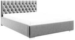 Miló Bútor St1 ágyrácsos ágy, világosszürke (200 cm) - smartbutor