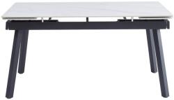 Fortrade Cupra kihúzható asztal (hg fehér márvány, 150/180/210x90x76)