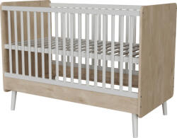 Faktum Peak Natural Oak & White Átalakítható 140-es babaágy