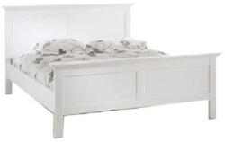 TEMPO KONDELA Ágy ágyráccsal, fehér, 180x200, PARIS 76703 - smartbutor