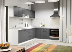 Mobiro Maia szürke konyhabútor - 41 - 241, 6/221, 6 cm - smartbutor