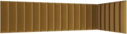 ELTAP Quadratta 210x90x60 kárpitozott panel, sárga - mindigbutor