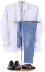 TEMPO KONDELA Szobainas, króm + bükkfa, ELO - mindigbutor