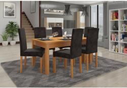 ADRK RODOS 56 asztal és szék készlet, üvegfűzfa - mindigbutor