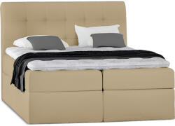 Miló Bútor TYP50 boxspring ágy, bézs - smartbutor - 424 400 Ft