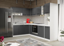 Mobiro Maia szürke konyhabútor - 28 - 181, 6/261, 6 cm - smartbutor