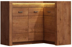 TEMPO KONDELA Sarokkomód, világos kőris, INFINITY I-15 - smartbutor