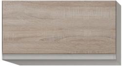 TEMPO KONDELA Felsőszekrény egy ajtóval, tölgy sonoma, LINE G60 - mindigbutor