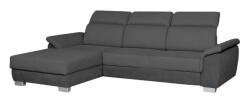 Miló Bútor Milos sarokülő, sötétszürke, balos - smartbutor