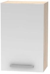 TEMPO KONDELA Felsőszekrény 45 1DV, tölgy sonoma/fehér, NOVA PLUS NOPL-024-OH - mindigbutor