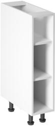 TEMPO KONDELA alsószekrény két polccal D20P, fehér, PROVANCE - smartbutor