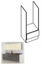 TEMPO KONDELA alsószekrény, szürke magas fényezéssel, PRADO 60 DG BB - mindigbutor