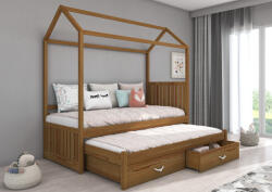 ADRK Jonaszek házikó ágy 200x90, Tölgyfa - smartbutor