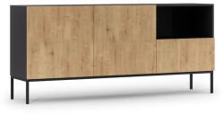 Eltap Lanzzi 180 komód fekete matt, artisan oak komód, fekete - mindigbutor