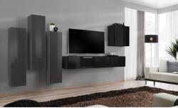 Wipmeble SWITCH 27 szekrénysor III szürke-fekete - mindigbutor