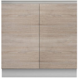 TEMPO KONDELA Kétajtós alsószekrény, tölgy sonoma, LINE - smartbutor