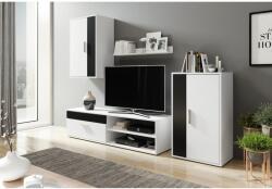 Wipmeble Berno szekrénysor fehér/fekete - mindigbutor - 67 095 Ft