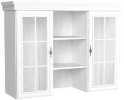 TEMPO KONDELA vitrines faliszekrény, sosna andersen, KORA KN4 - smartbutor