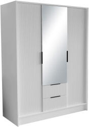 ADRK NOREL 150 tükrös tolószekrény, Fehér, Fehér - smartbutor