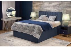 Halmar ASENTO 160 ágy+ágyrács, sötétkék - mindigbutor