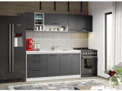 Mobiro Maia szürke konyhabútor - 14 - 230 cm - mindigbutor